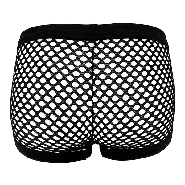 Love In Leather Mens Mesh Boyshort — image 2 of 2