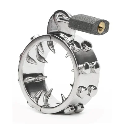 triune kalis teeth spiked chastity clamp small