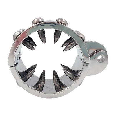 triune kalis teeth spiked chastity clamp large