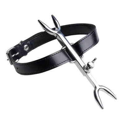 triune stainless steel heretics fork with leather strap