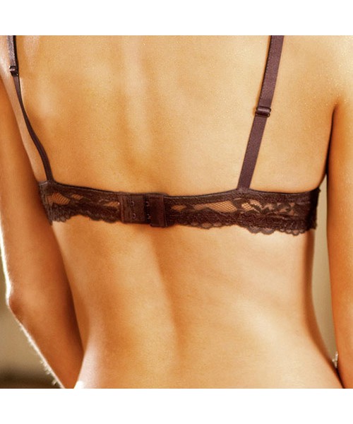 Brown maximum cleavage bra