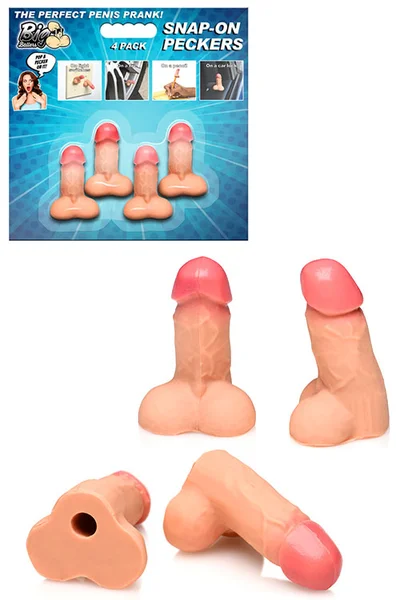 Big Ballers Snap-On Peckers - 4 Pack — image 4 of 9