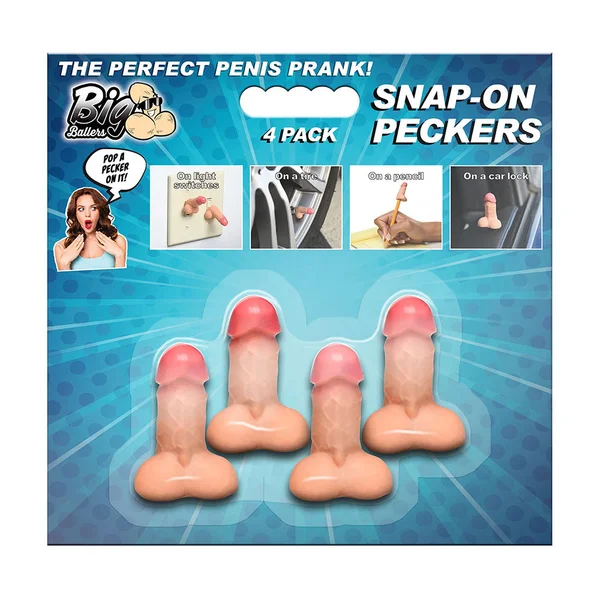 Big Ballers Snap-On Peckers - 4 Pack — image 3 of 3