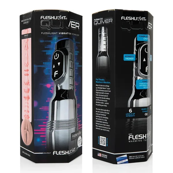 Fleshlight Quiver Rechargeable Vibrating Stroker — image 12 of 12
