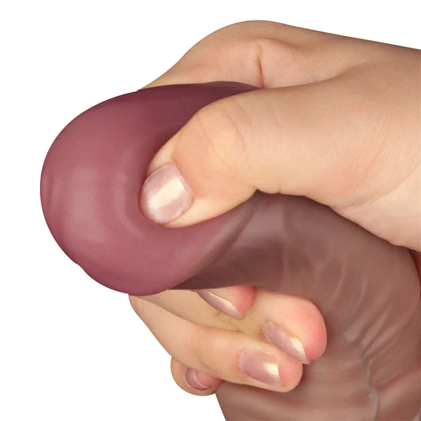 Lovetoy 16 Inch Nature Cock XXL Dual Layered Suction Cup Dong — image 3 of 3
