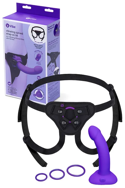 b-Vibe Vibrating Curved Strap-On Kit — image 14 of 25