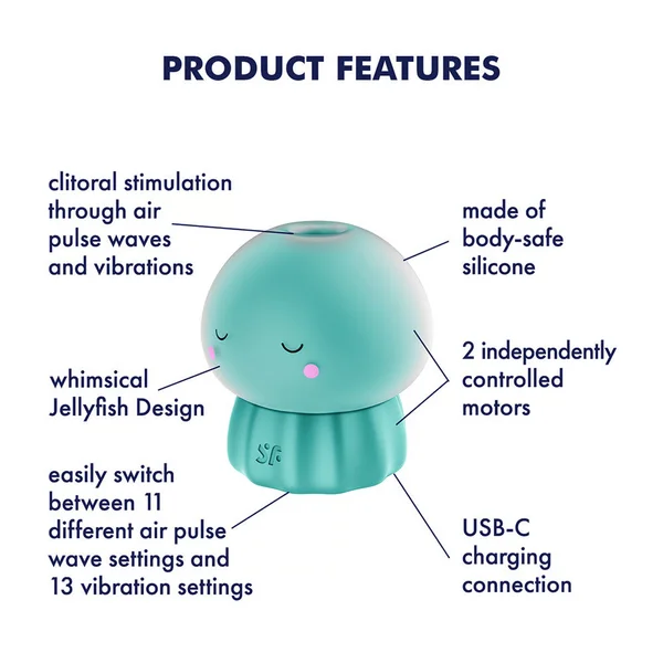 Satisfyer Jelly-cious Air Pulse Clitoral Vibrator