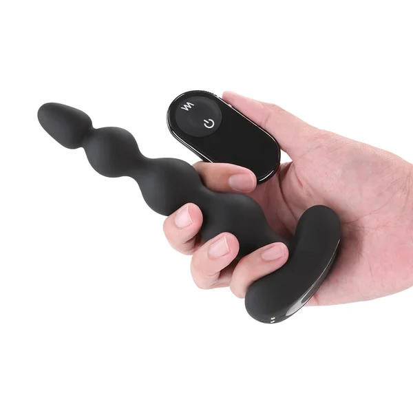 NS Novelties Renegade Reign Vibrating Anal Beads — image 2 of 2