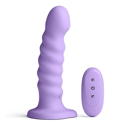 ns novelties colours ribbed 6 inch vibrating dildo