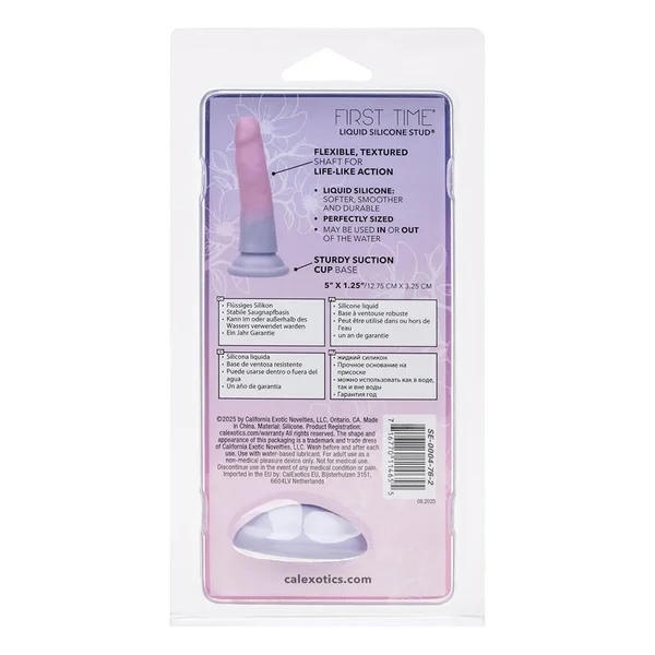CalExotics First Time® Liquid Silicone Stud® Suction Cup Dildo — image 6 of 6