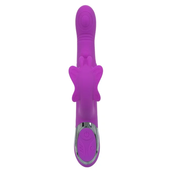 CalExotics Enchanted Throbbing Butterfly Rabbit Vibrator — image 2 of 4