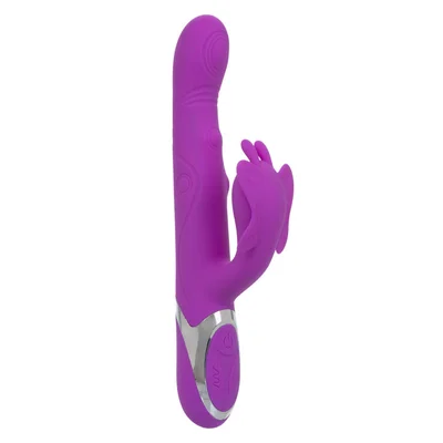 calexotics enchanted throbbing butterfly rabbit vibrator