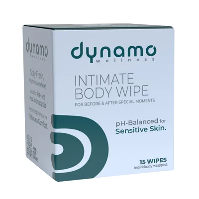 dynamo intimate body wipe 15 pack