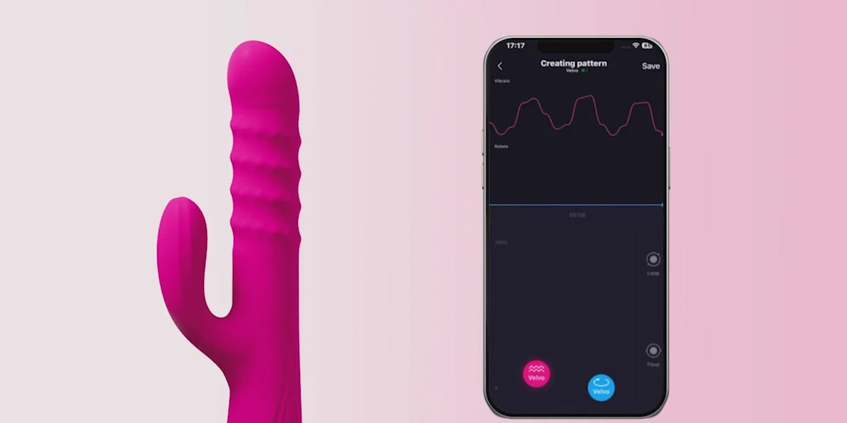 Lovense Velvo App-Controlled Rolling Bead Rabbit Vibrator — image 8 of 8