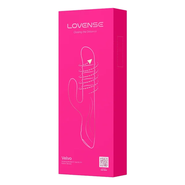 Lovense Velvo App-Controlled Rolling Bead Rabbit Vibrator — image 4 of 8