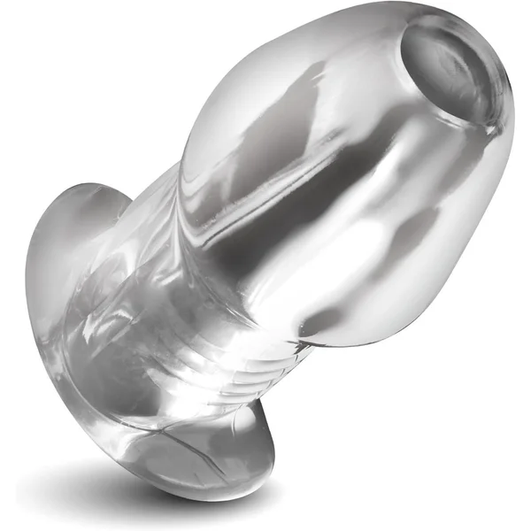 Master Series Dicked Clear Hollow Anal Plug - X-Large — image 2 of 3