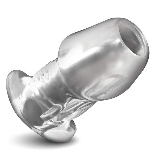 Master Series Dicked Clear Hollow Anal Plug - Large — image 2 of 3