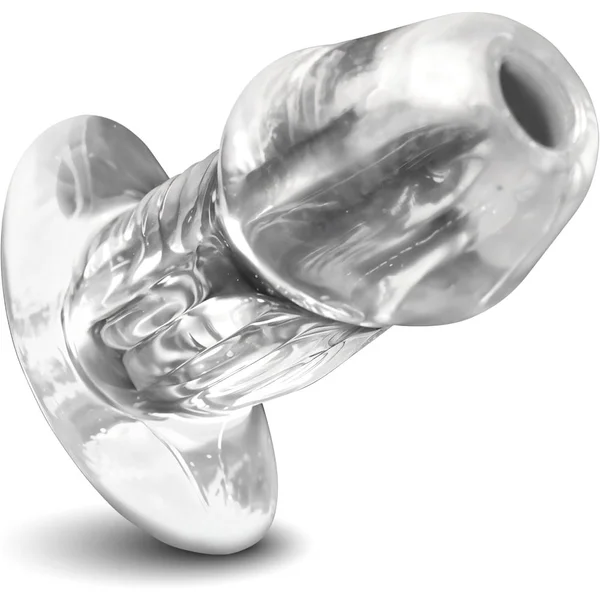 Master Series Dicked Clear Hollow Anal Plug - Medium — image 2 of 3