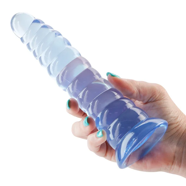 NS Novelties Fantasia Nymph Rippled Suction Cup Dildo — image 2 of 2