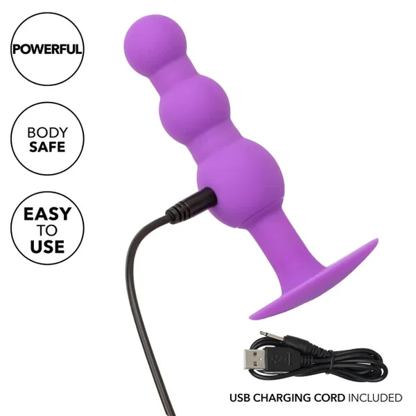 CalExotics First Time Triple Beaded Rechargeable Anal Probe — image 8 of 10