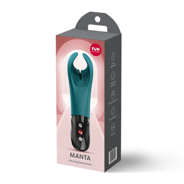 Fun Factory Manta Black Line Vibrating Stroker — image 10 of 11