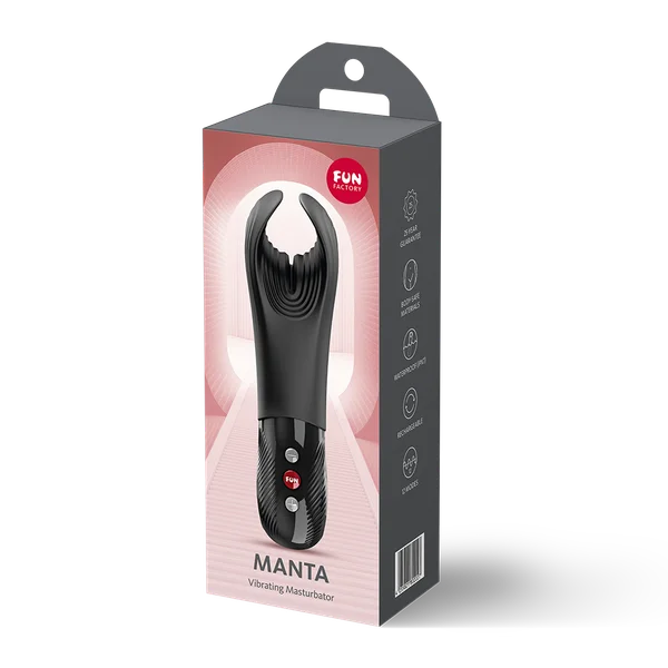 Fun Factory Manta Black Line Vibrating Stroker — image 11 of 11