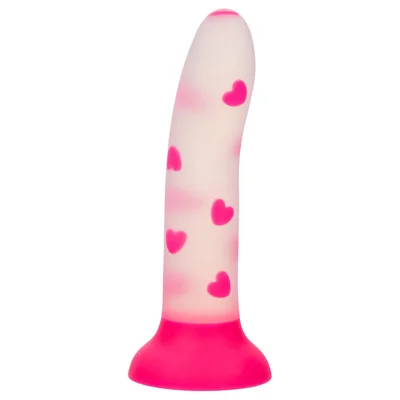 calexotics glow stick glow in the dark heart dildo