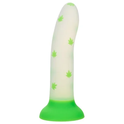 calexotics glow stick glow in the dark leaf dildo