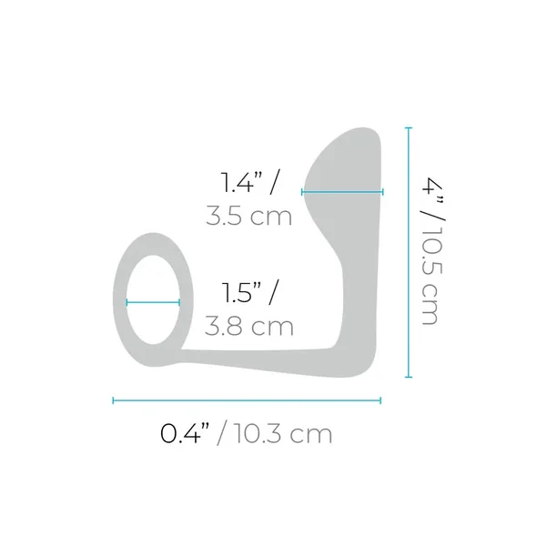 B-Vibe Butties Ringer Cock Ring & Prostate Plug — image 16 of 16