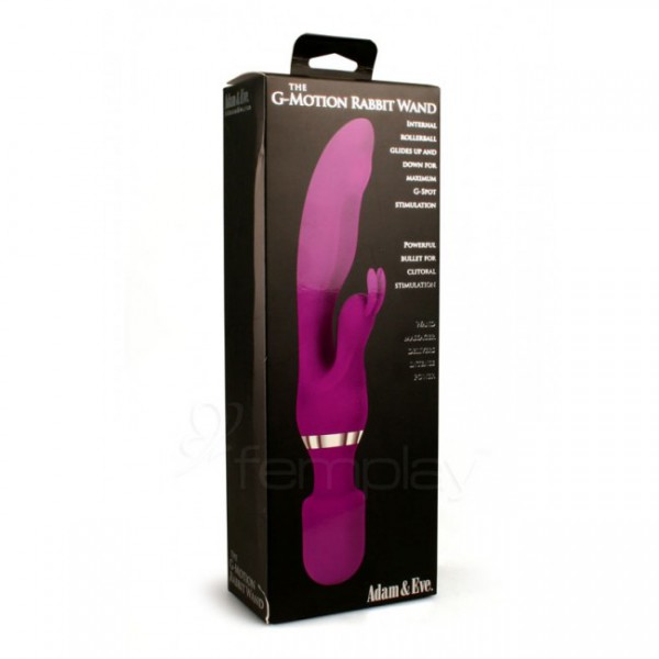 Adam & Eve - G-Motion Rabbit Wand Dual Vibrator
