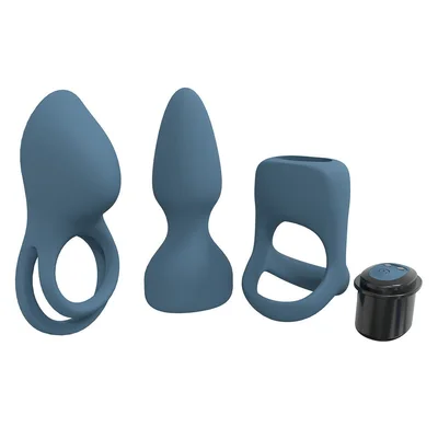 loveline pleasure kit 4 piece with vibrator sleeves