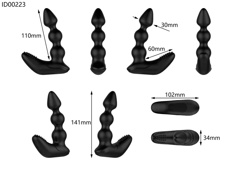 Nexus Bendz Prostate Edition Bendable Vibrating Prostate Massager with Remote Control — image 7 of 10