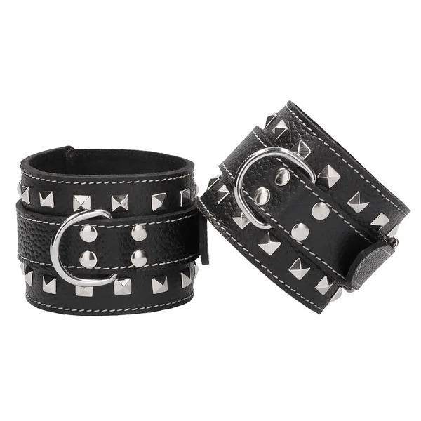Pain 7 Piece Leather Studded Bondage Kit — image 9 of 10