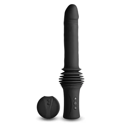 renegade super stroker thruster rechargeable vibrator with stand remote