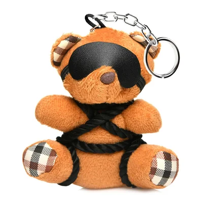 master series rope teddy bear keychain