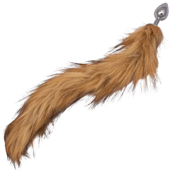 CalExotics Running Wild Brown Tail Butt Plug — image 3 of 3