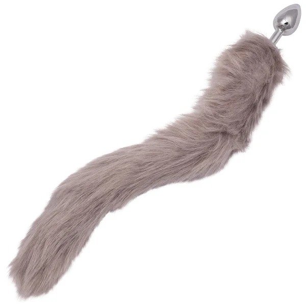 CalExotics Running Wild Grey Tail Butt Plug — image 3 of 3