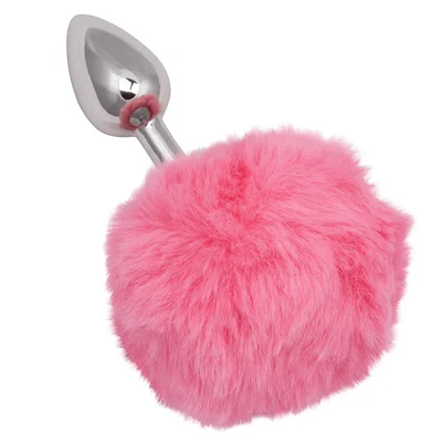 calexotics running wild pink bunny tail butt plug