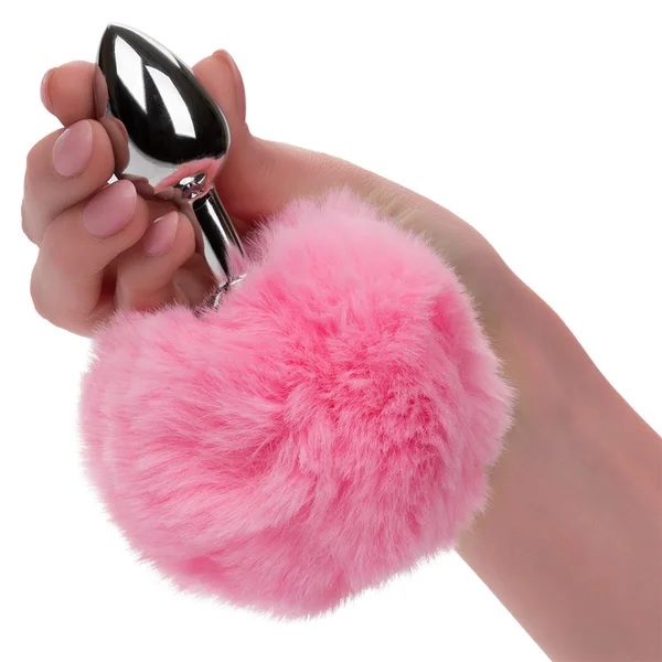 CalExotics Running Wild Pink Bunny Tail Butt Plug — image 2 of 2