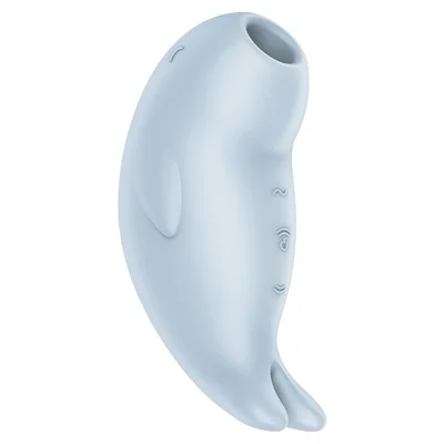 satisfyer seal you soon blue double air pulse clitoral vibrator