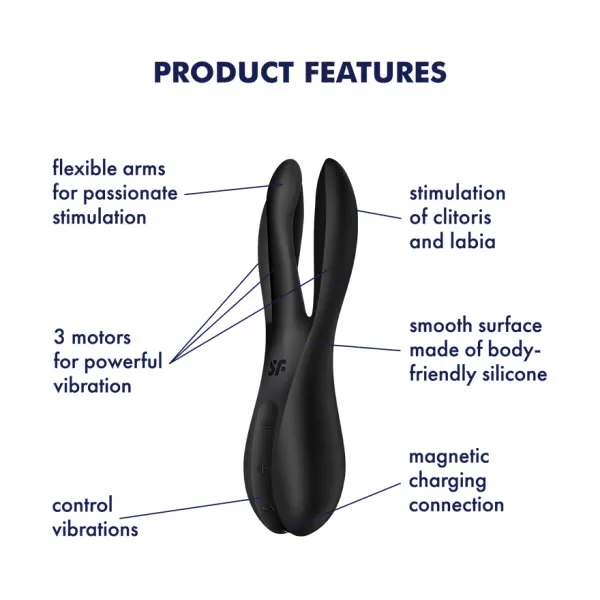 Satisfyer Threesome 2 Vibrator — image 3 of 6