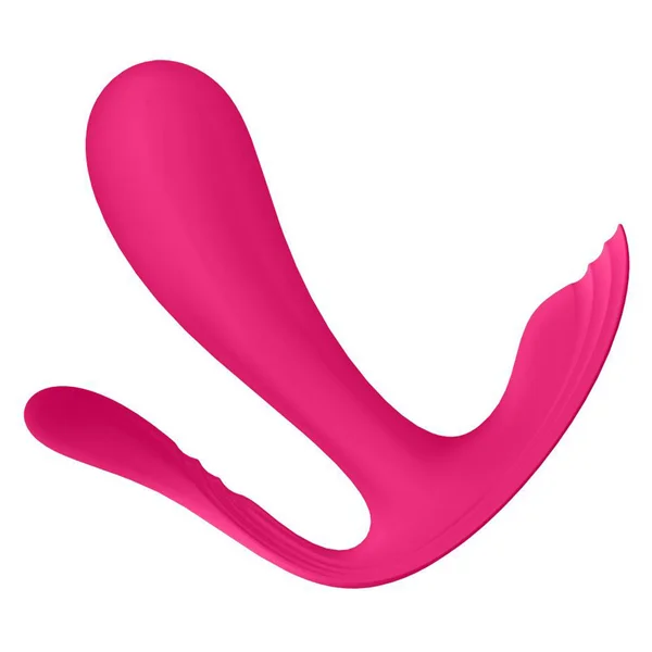 Satisfyer Top Secret+ Wearable G-Spot Vibrator with Anal Stimulator - Pink — image 3 of 4