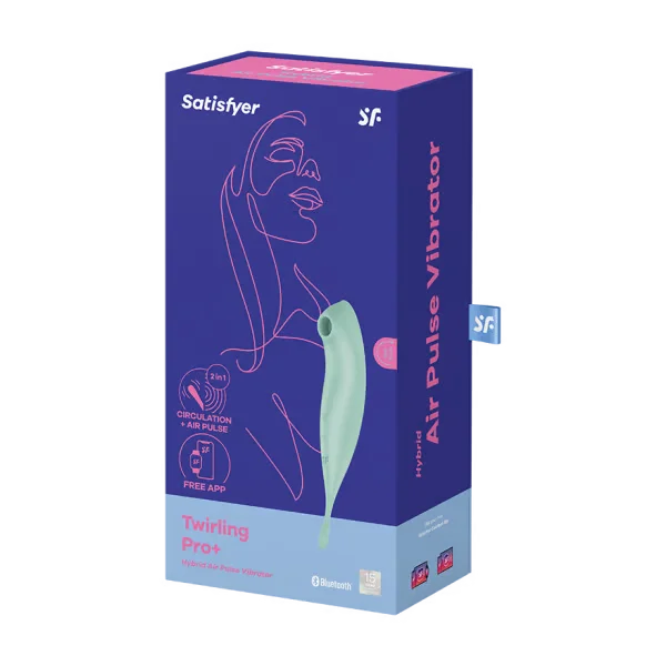Satisfyer Twirling Pro+ Hybrid Air-Pulse Clitoral Stimulator