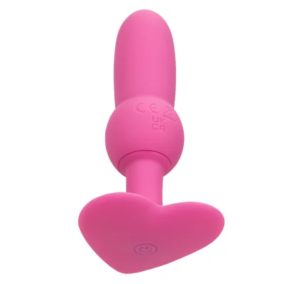 first time vibrating beaded probe pink