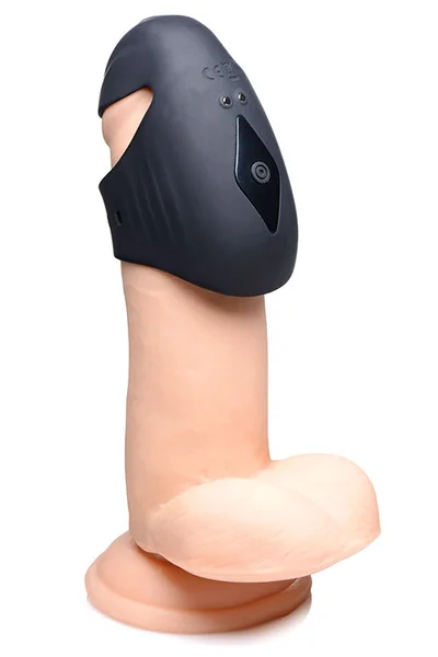 Trinity Men 8X Vibrating Silicone Penis Sleeve — image 4 of 8