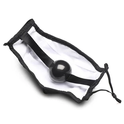 under cover ball gag face mask