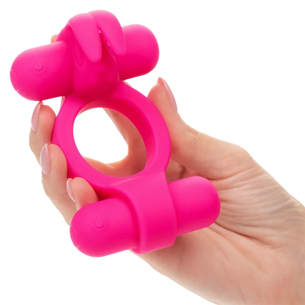 CalExotics Silicone Rechargeable Rockin Rabbit Cock Ring — image 3 of 3