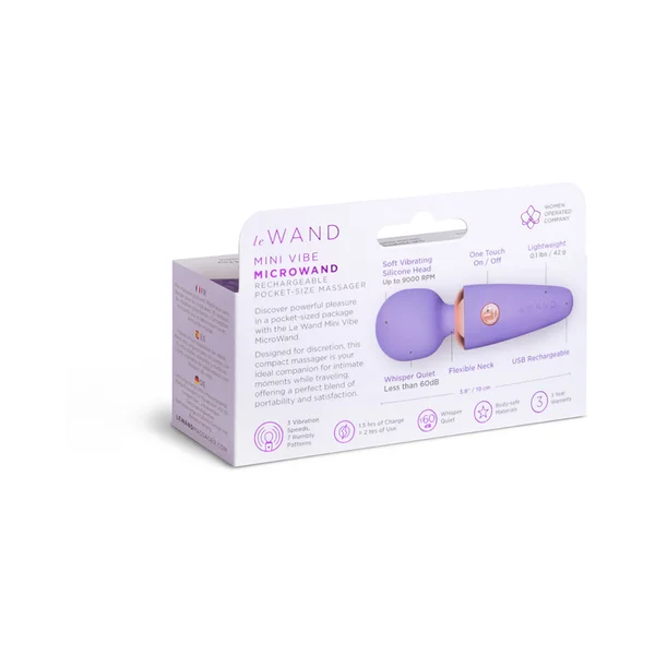 Le Wand Mini Micro Wand Violet — image 4 of 7