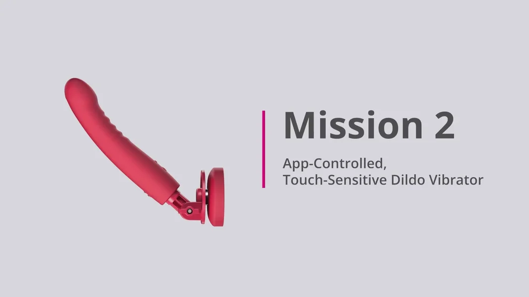 Lovense Mission 2 Touch-Sensitive Dildo Vibrator — image 4 of 4