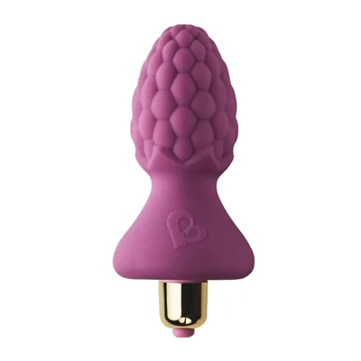 rocks off ass berries raspberry vibrating butt plug